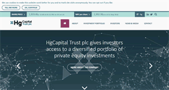 Desktop Screenshot of hgcapitaltrust.com