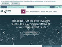 Tablet Screenshot of hgcapitaltrust.com